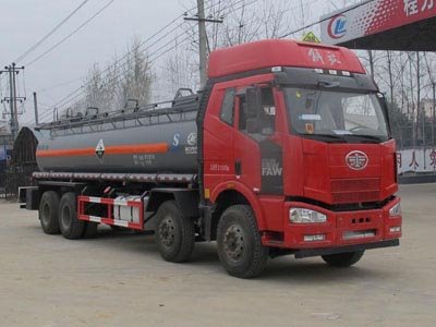 程力威牌CLW5317GFWC5型腐蝕性物品罐式運輸車