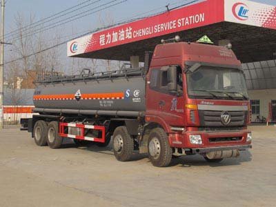 程力威牌CLW5310GFWB5型腐蝕性物品罐式運(yùn)輸車