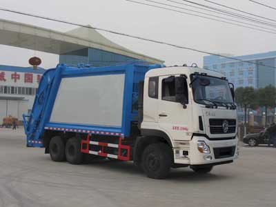 東風天龍后雙橋壓縮式垃圾車