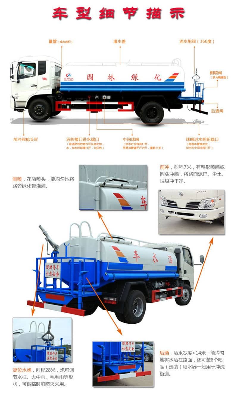 東風(fēng)特商18噸灑水車