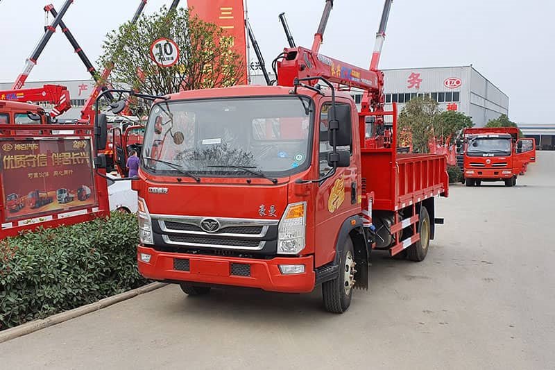 重汽豪曼藍(lán)牌隨車吊