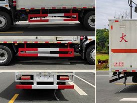 程力威牌CLW5120XRYE6易燃液體廂式運(yùn)輸車(chē)