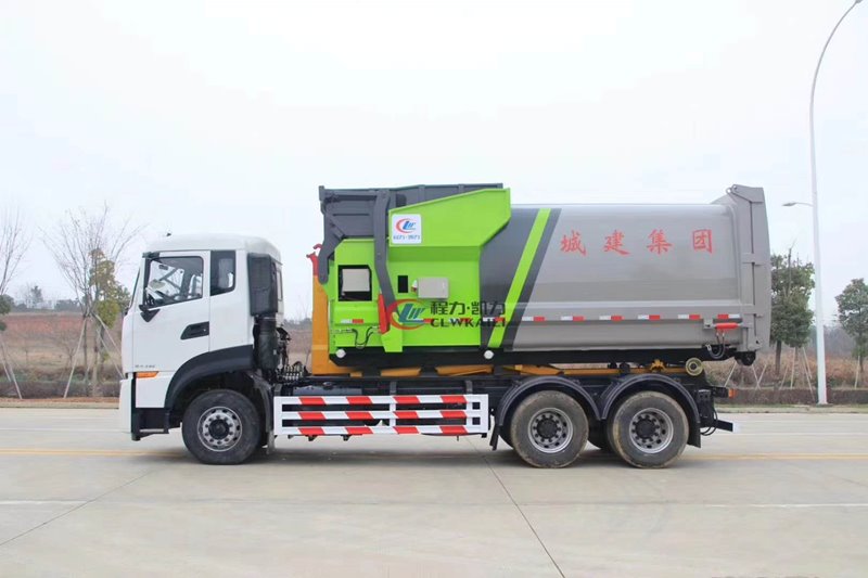 程力威牌CLW5250ZXXD6車廂可卸式垃圾車