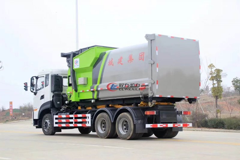 程力威牌CLW5250ZXXD6車廂可卸式垃圾車