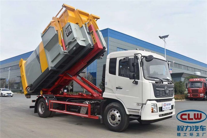 程力威牌CLW5180ZXXD6車廂可卸式垃圾車