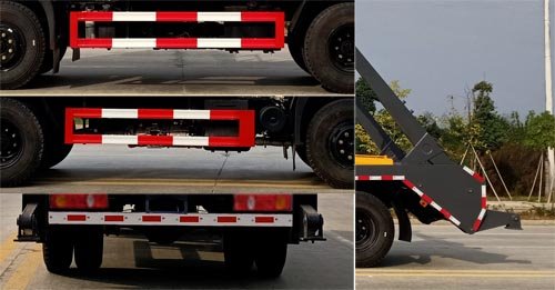 程力威牌CLW5160ZBS6CF擺臂式垃圾車
