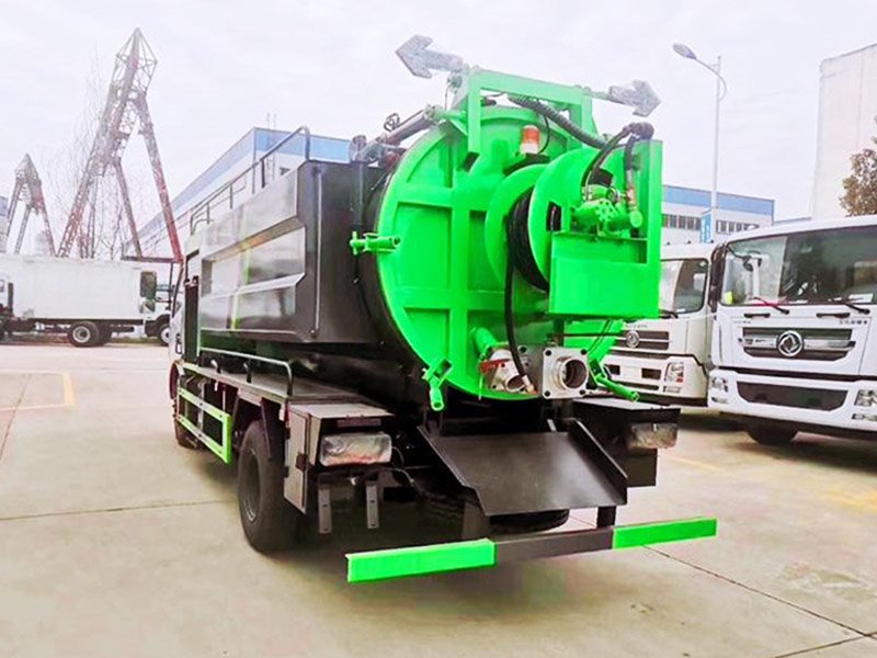 國六凱普特9方清洗吸糞車 清洗吸污兩用車