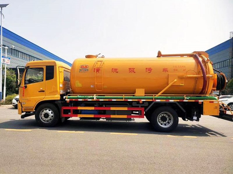 東風(fēng)天錦15方清洗吸污車