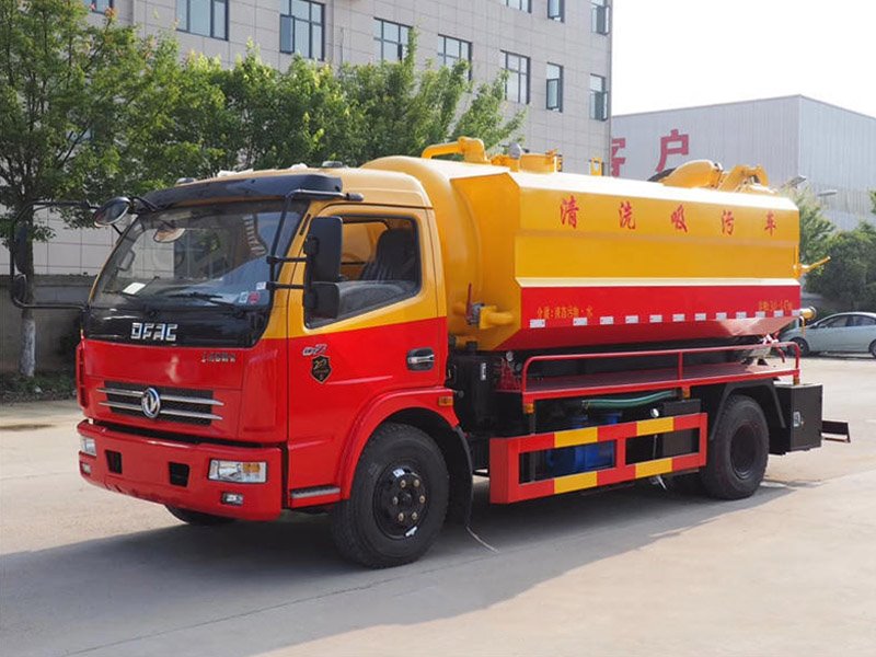 東風多利卡8噸清洗吸污車