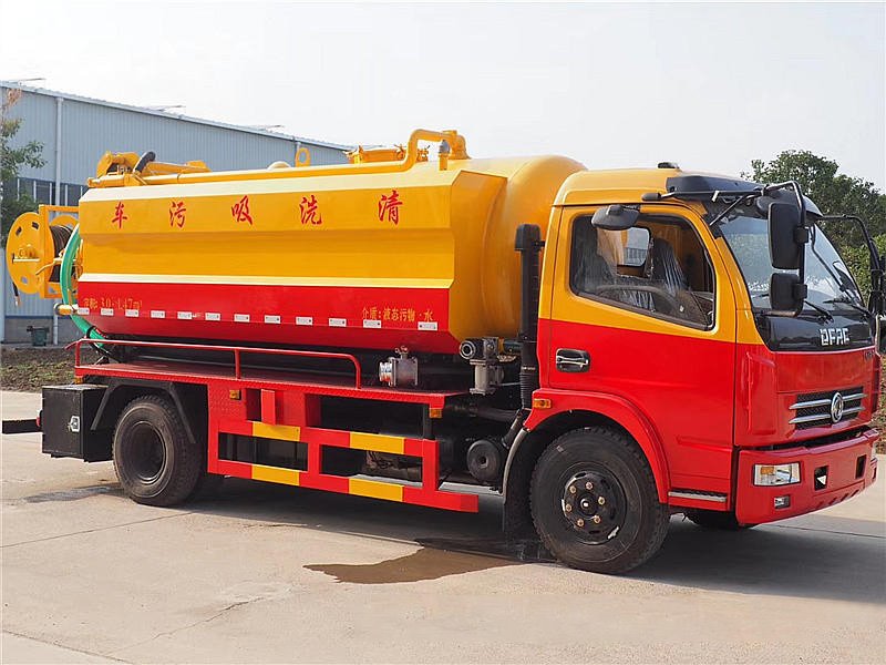 東風多利卡8噸清洗吸污車