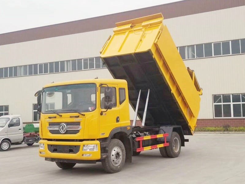 國六東風D9壓縮對接垃圾車