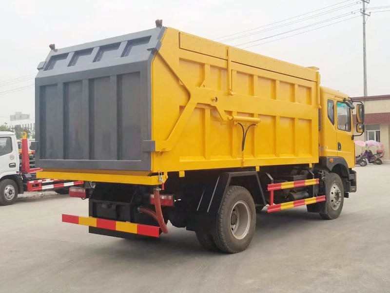 國六東風D9壓縮對接垃圾車