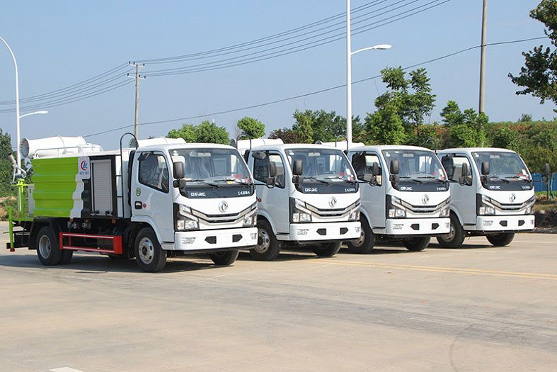 國六東風多利卡5噸多功能抑塵車