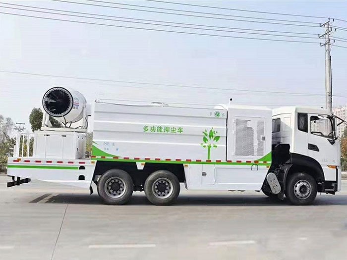 國六方罐東風天龍16噸多功能抑塵車