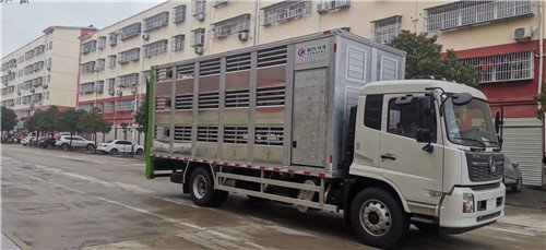 國六全鋁合金6.6米畜禽運輸車