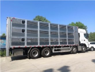 國六東風(fēng)柳汽前四后八52方鋁合金畜禽運(yùn)輸車