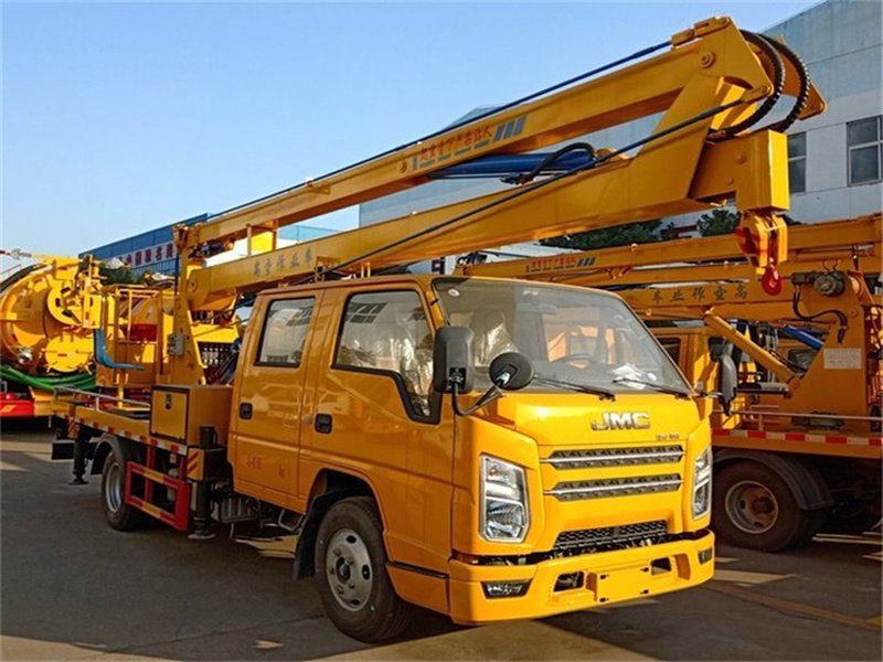 國六江鈴雙排折臂式高空作業(yè)車價格生產(chǎn)廠家
