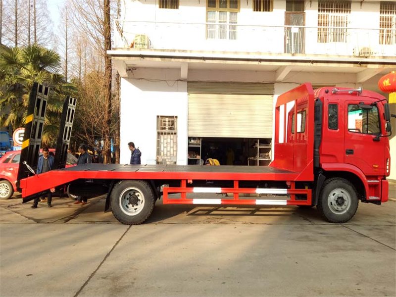 運(yùn)輸能手國六江淮單橋平板運(yùn)輸車