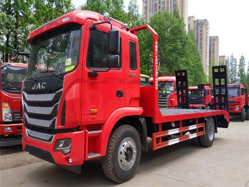 運(yùn)輸能手國六江淮單橋平板運(yùn)輸車