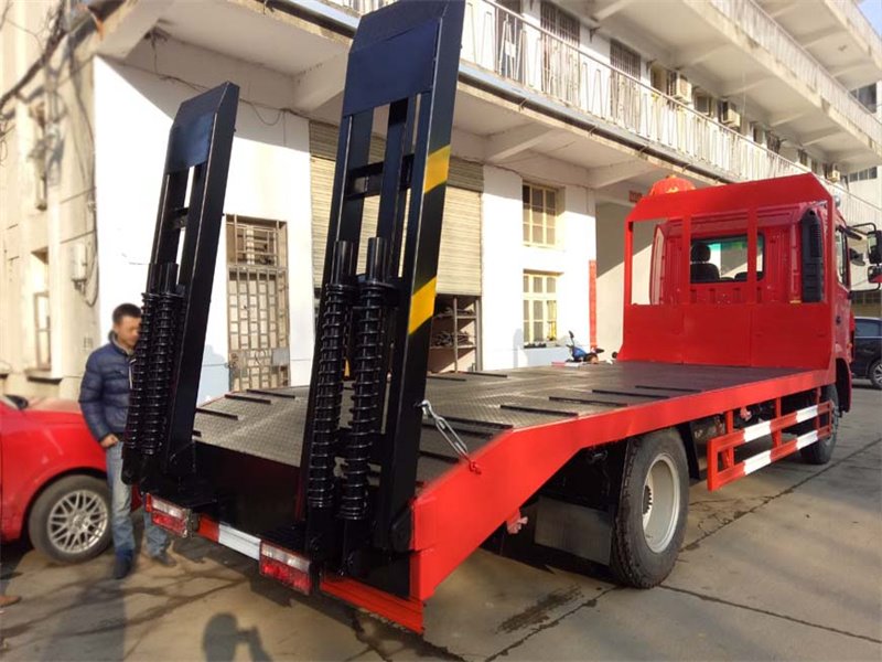 運(yùn)輸能手國六江淮單橋平板運(yùn)輸車