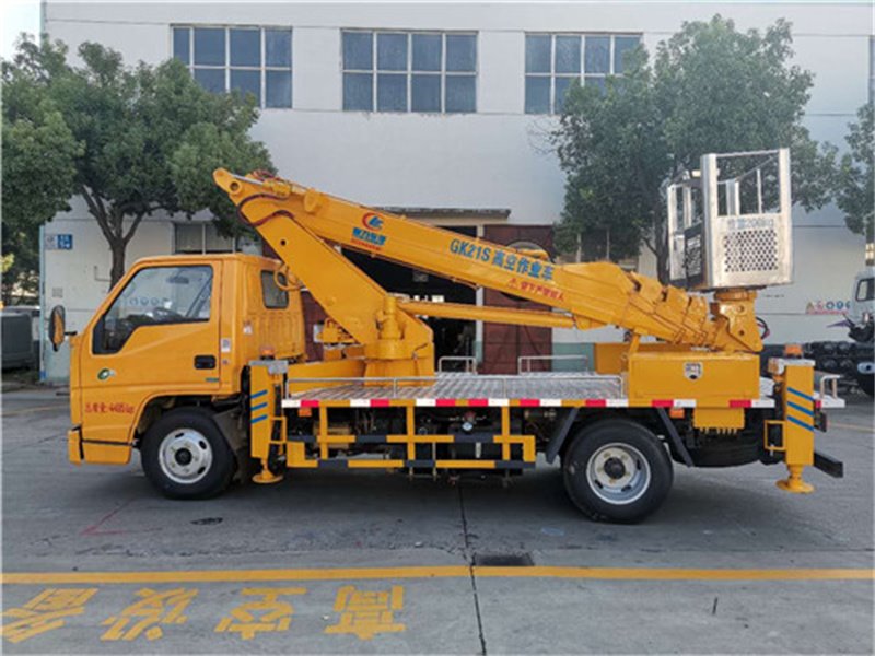 16米江鈴藍(lán)牌伸縮臂式高空作業(yè)車值得購買