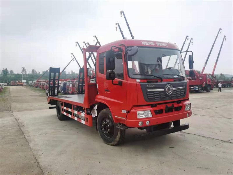 國六?東風(fēng)天錦??單橋??平板?拖車??可分期付款