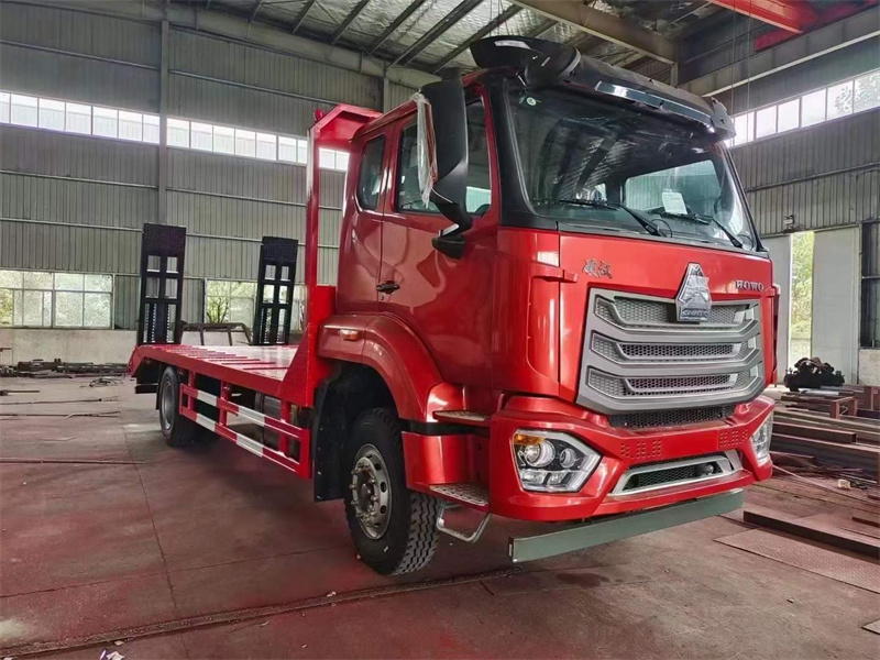 新款平板車豪沃單橋報價多少