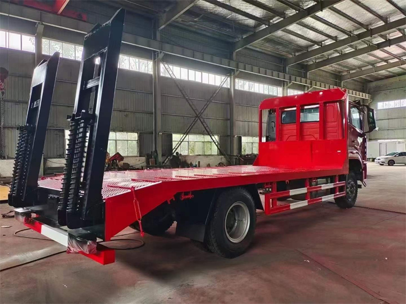 新款平板車豪沃單橋報價多少