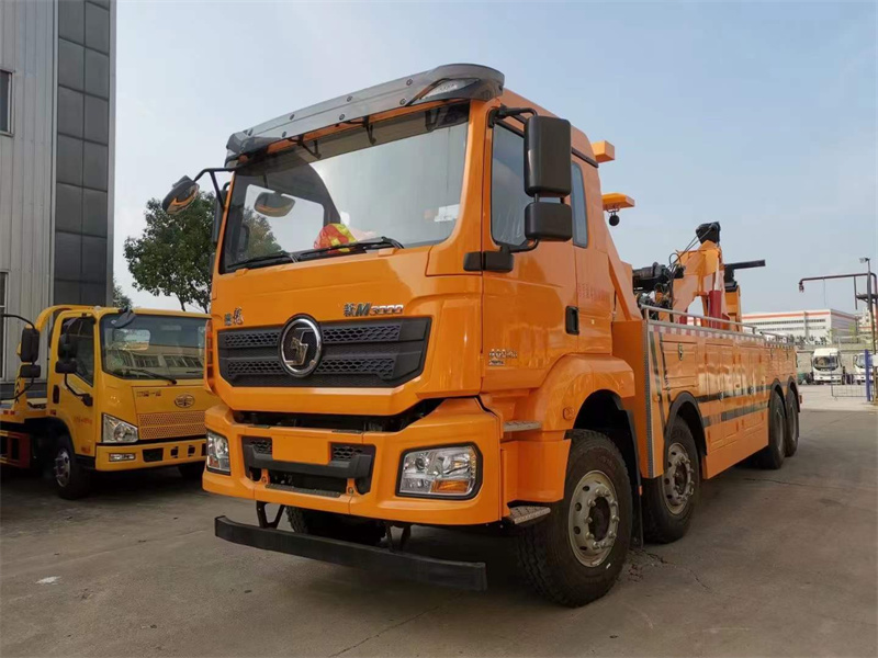 陜汽德龍新M3000重型一拖一清障車
