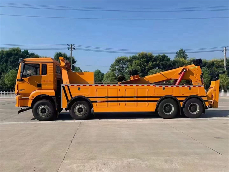 陜汽德龍新M3000重型一拖一清障車