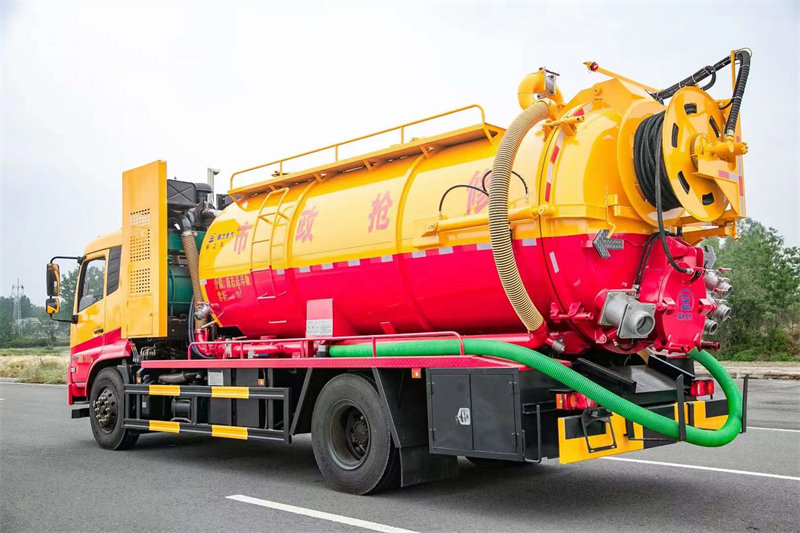東風天錦15方清洗吸污車