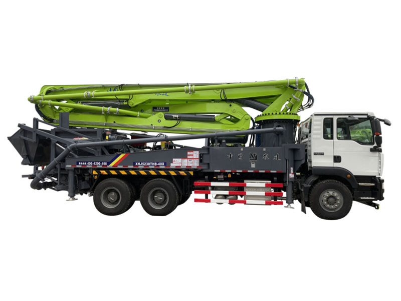 國(guó)六重汽40米雙橋攪拌混凝土泵車(chē)一體機(jī)
