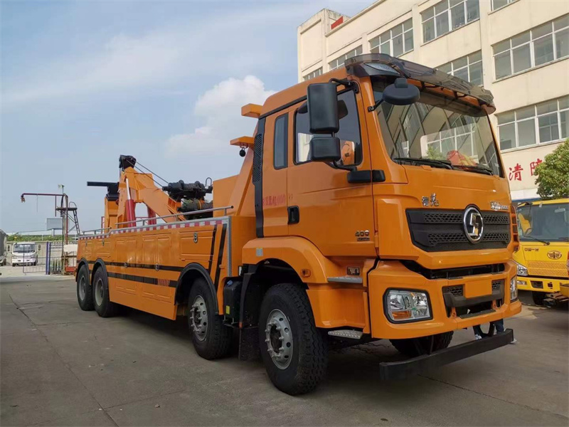 陜汽德龍新M3000重型一拖一清障車