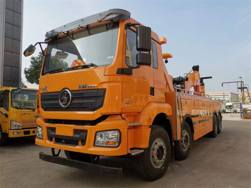 陜汽德龍新M3000重型一拖一清障車