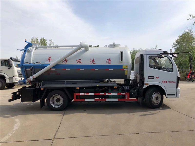東風(fēng)8方一體罐清洗吸污車