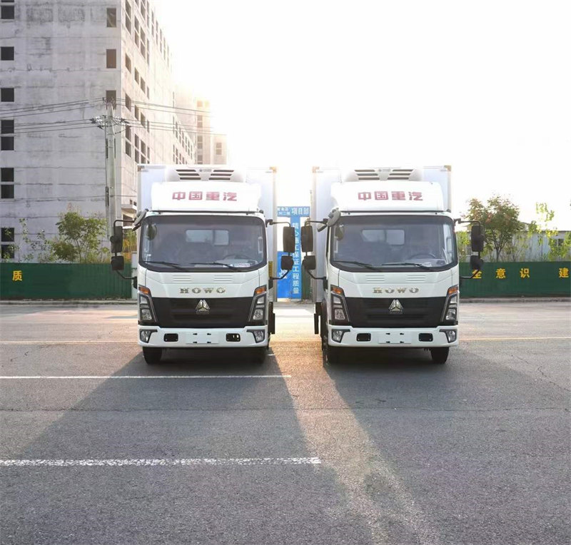重汽統(tǒng)帥高端藍(lán)牌冷藏車驗收完工