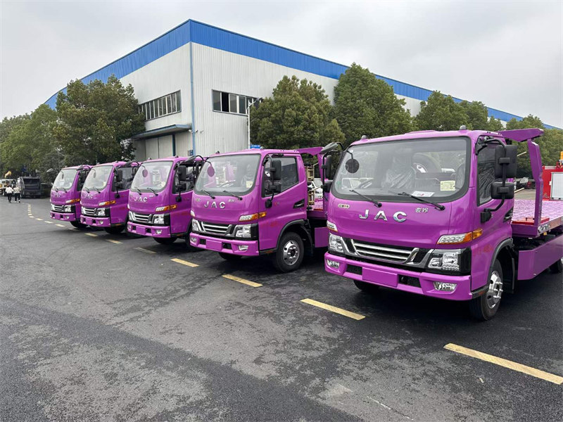 湖北程力駿鈴V5藍牌清障車5臺齊發(fā)