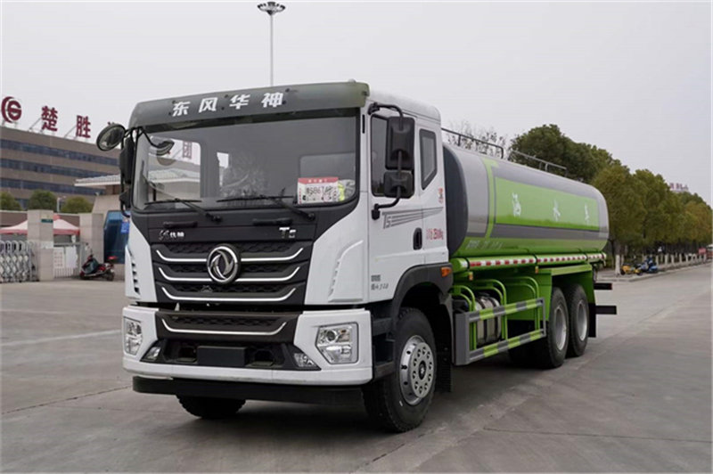 東風(fēng)T5后雙橋20噸灑水車調(diào)試完成