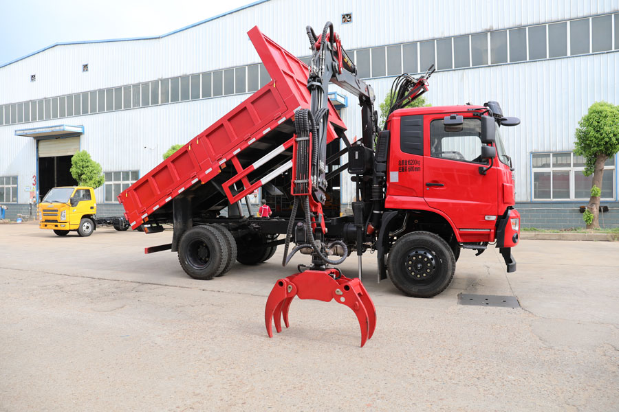 航天萬山四驅(qū)抓斗式垃圾車-格雷普抓機