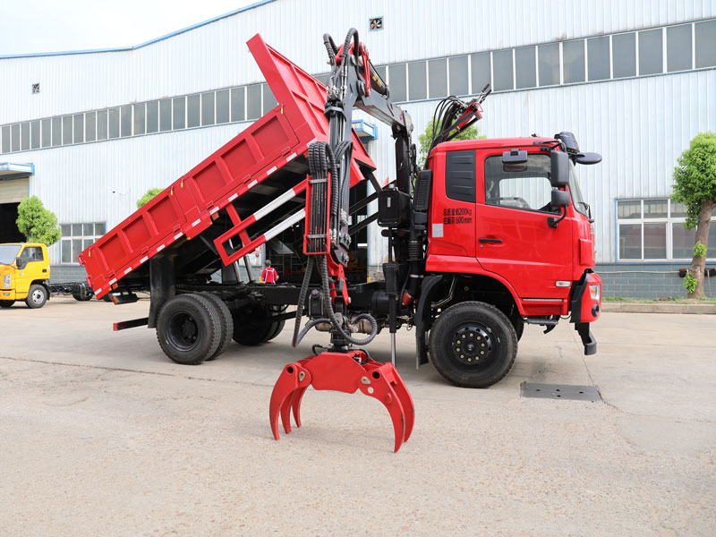 航天萬山四驅(qū)抓斗式垃圾車-格雷普抓機