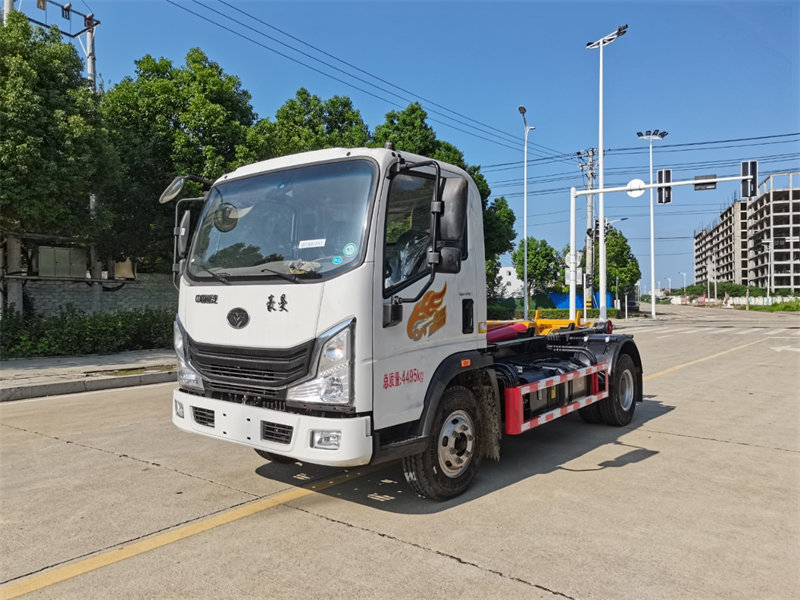 重汽豪曼車廂可卸式垃圾車輕量化設計