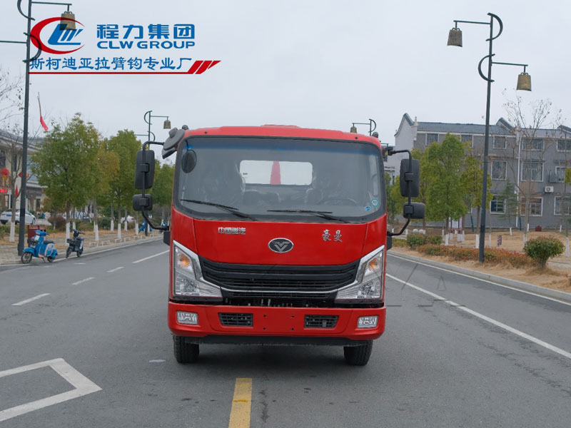 重汽豪曼3650軸距勾臂垃圾車