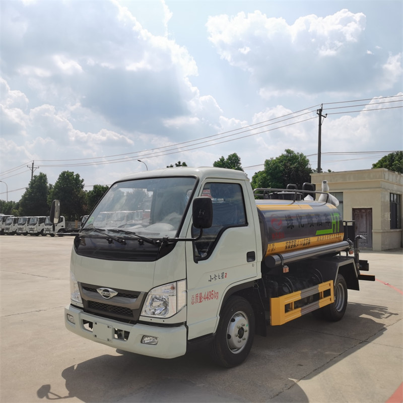 3噸福田小卡之星2藍(lán)牌灑水車配置及價(jià)格