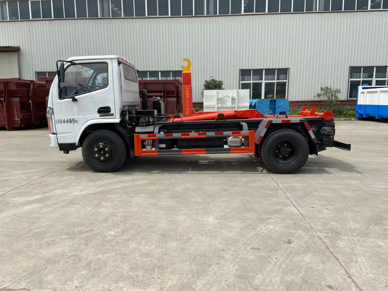 南駿車廂可卸式垃圾車可下地下室的勾臂垃圾車