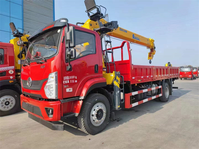 陜汽軒德X9單排隨車吊軸距5100