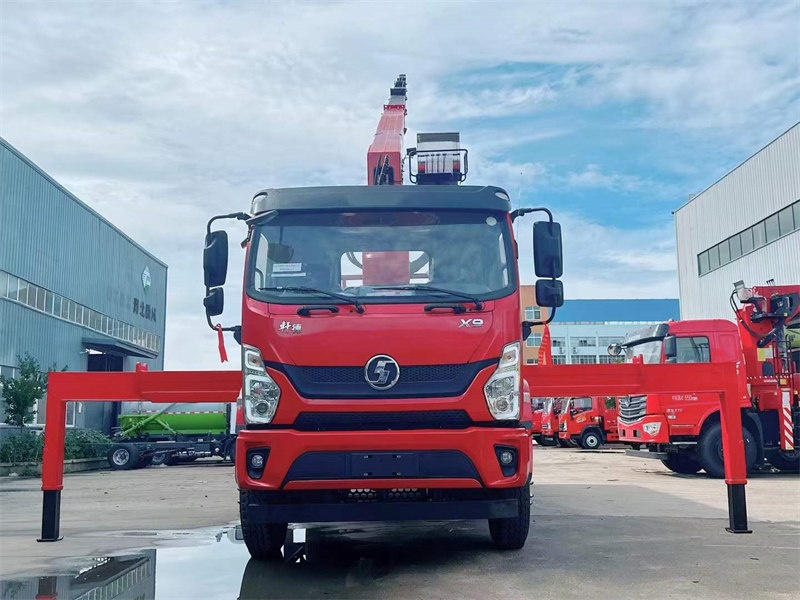 陜汽軒德X9單排隨車吊軸距5100