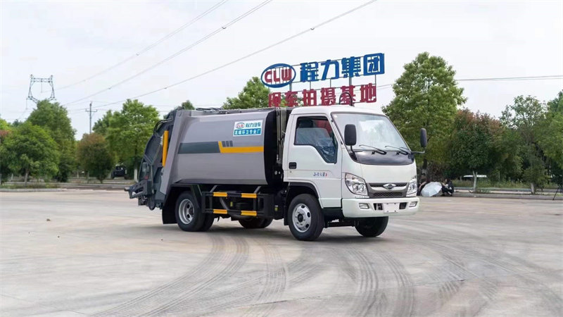 福?小田?卡3壓縮?圾垃?車新款弧形