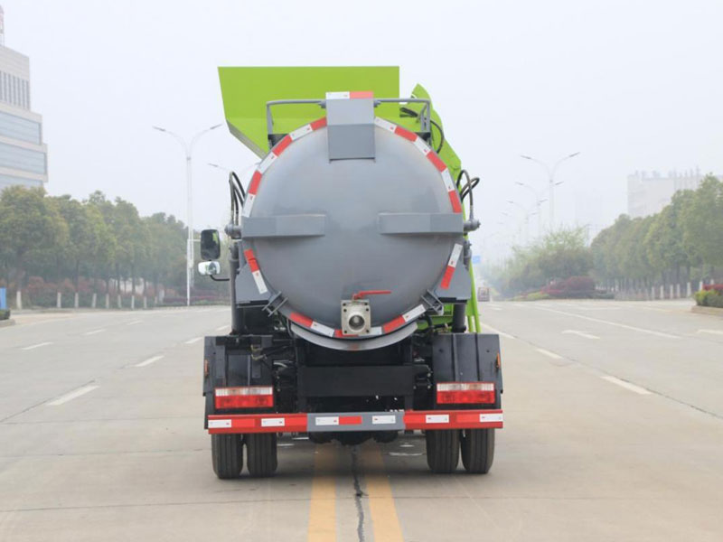 東風(fēng)D6小多利卡國六餐廚垃圾車-圓罐