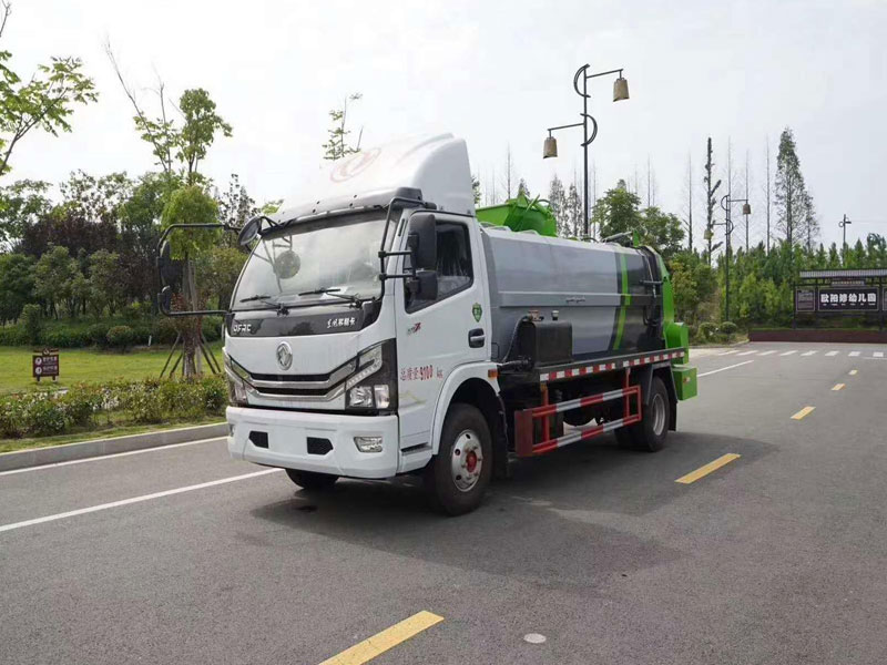 大多利卡國六餐廚垃圾車-方罐