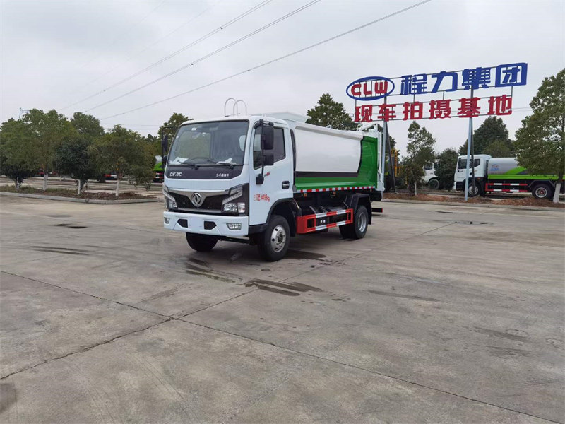 東風(fēng)多利卡藍(lán)牌餐廚垃圾車現(xiàn)車一臺